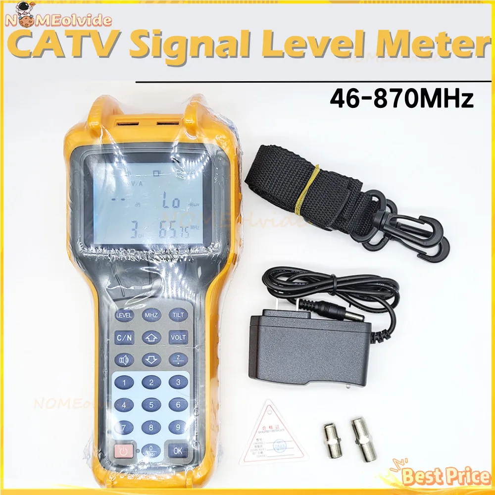 17S5200 CATV Signal Level Meter 46 870MHz Cable TV Tester RY-S110 Analog