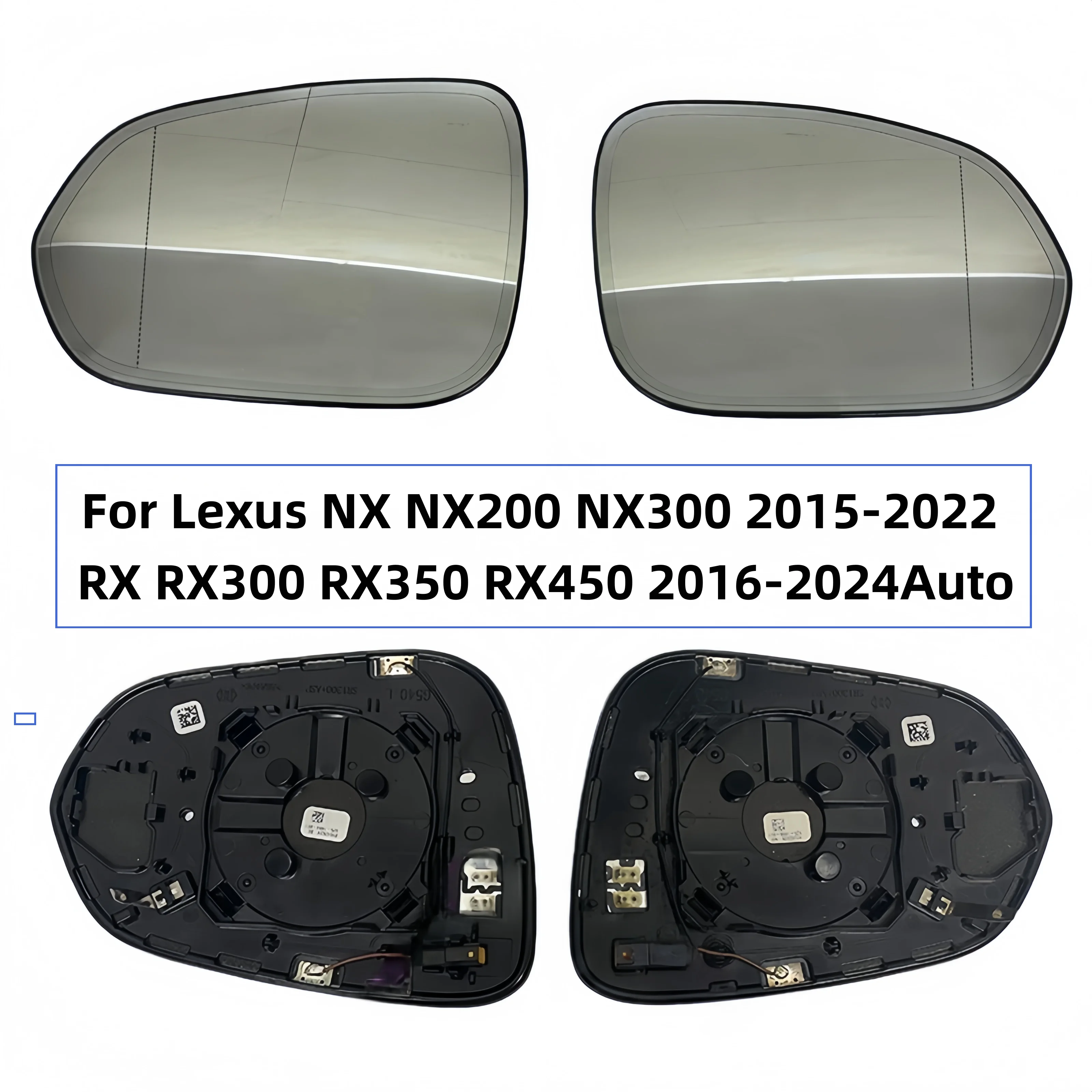 

For Lexus NX NX200 NX300 2015-2022 RX RX300 RX350 RX450 2016-2024Auto Dimming Heated Rear Mirror Glass High quality
