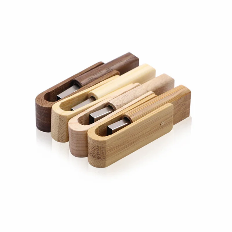 ฟรีที่กําหนดเองเลเซอร์แกะสลักโลโก้สีคลิปไม้ USB2.0 แฟลชไดรฟ์ 4GB 8GB 16GB 32GB 64GB 128GB Memory Stick