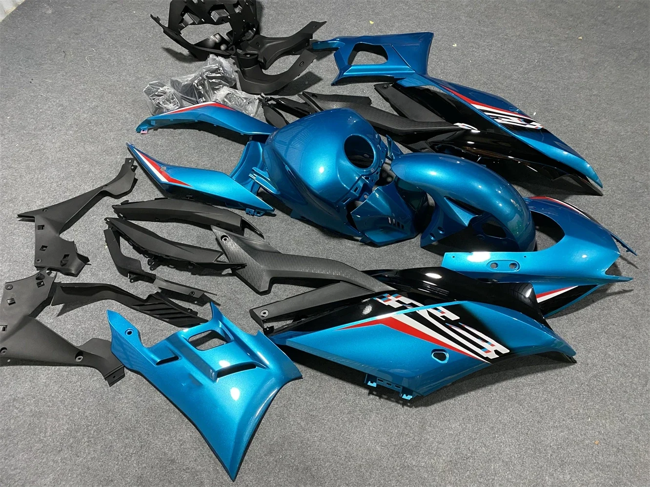 Motorcycle fairing fit Yamaha R25 2019 2020 2021 2022 2023 year R3 19 -23 Body fairing Sky Cyan motorcycle housing