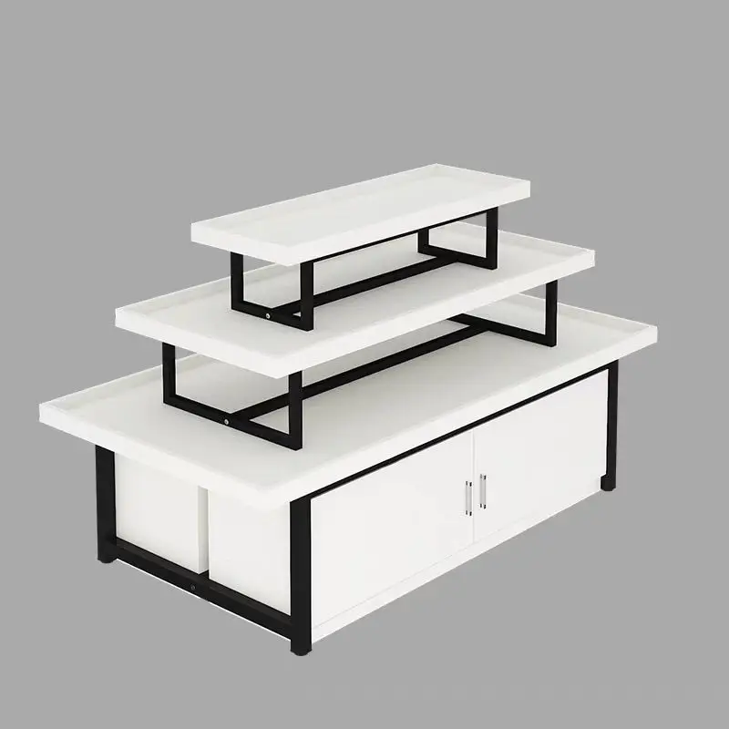 Supermarket Nakajima Stack Head Shelf Cosmetics Maternal and Infant Products Jewelry Display Cabinet Shoe Store Promotional Desk