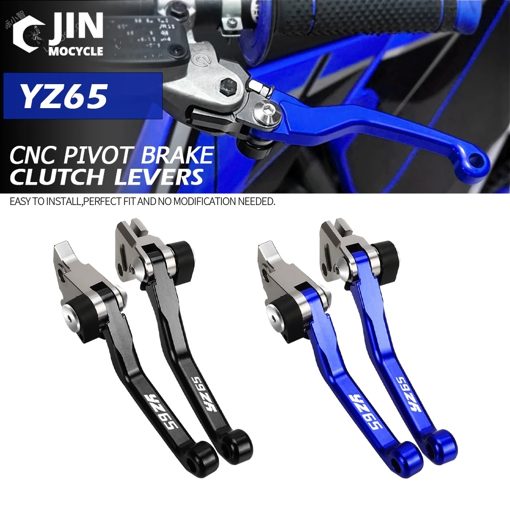 

2024 For Yamaha YZ65 2018 2019 2020 2021 2022 2023-2025 YZ 65 Parts CNC Dirt Bike Aluminum Motocross Pivot Brake Clutch Levers