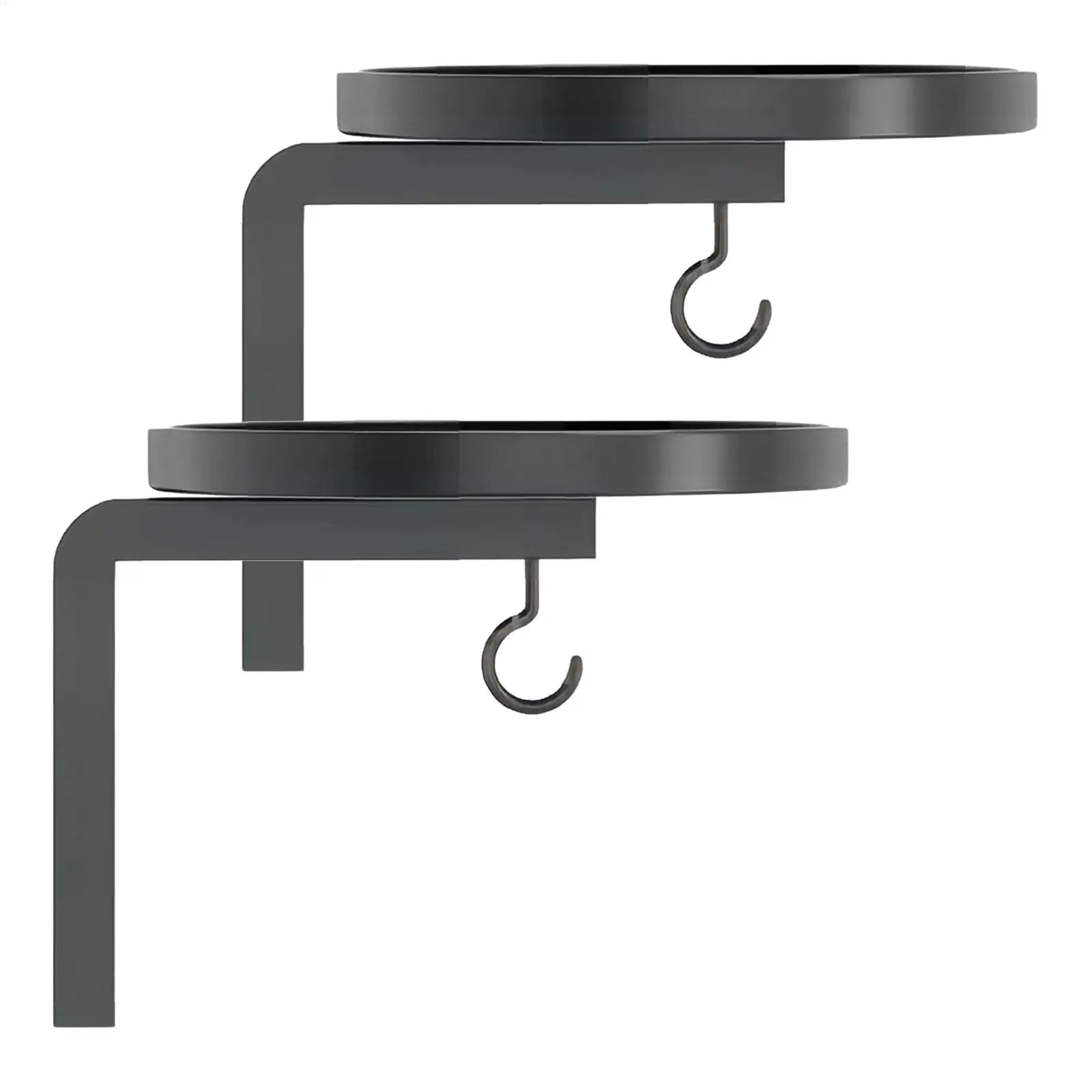 Window Plant Hanger 2 Pieces Heavy Duty Space Saving Stand Support Plant Wall Shelf For Indoor Flower Outdoor Corner Kitchen