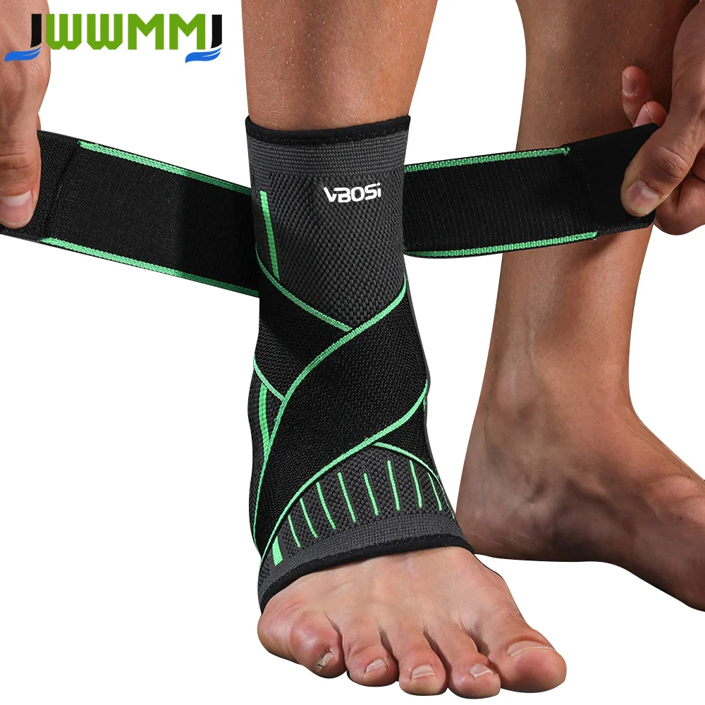 1 Stück Verstellbare Knöchelbandage Kompressionsmanschette, Knöchelstütze bei Verstauchungen, Plantarfasziitis, Schmerzlinderung, Verletzungserholung