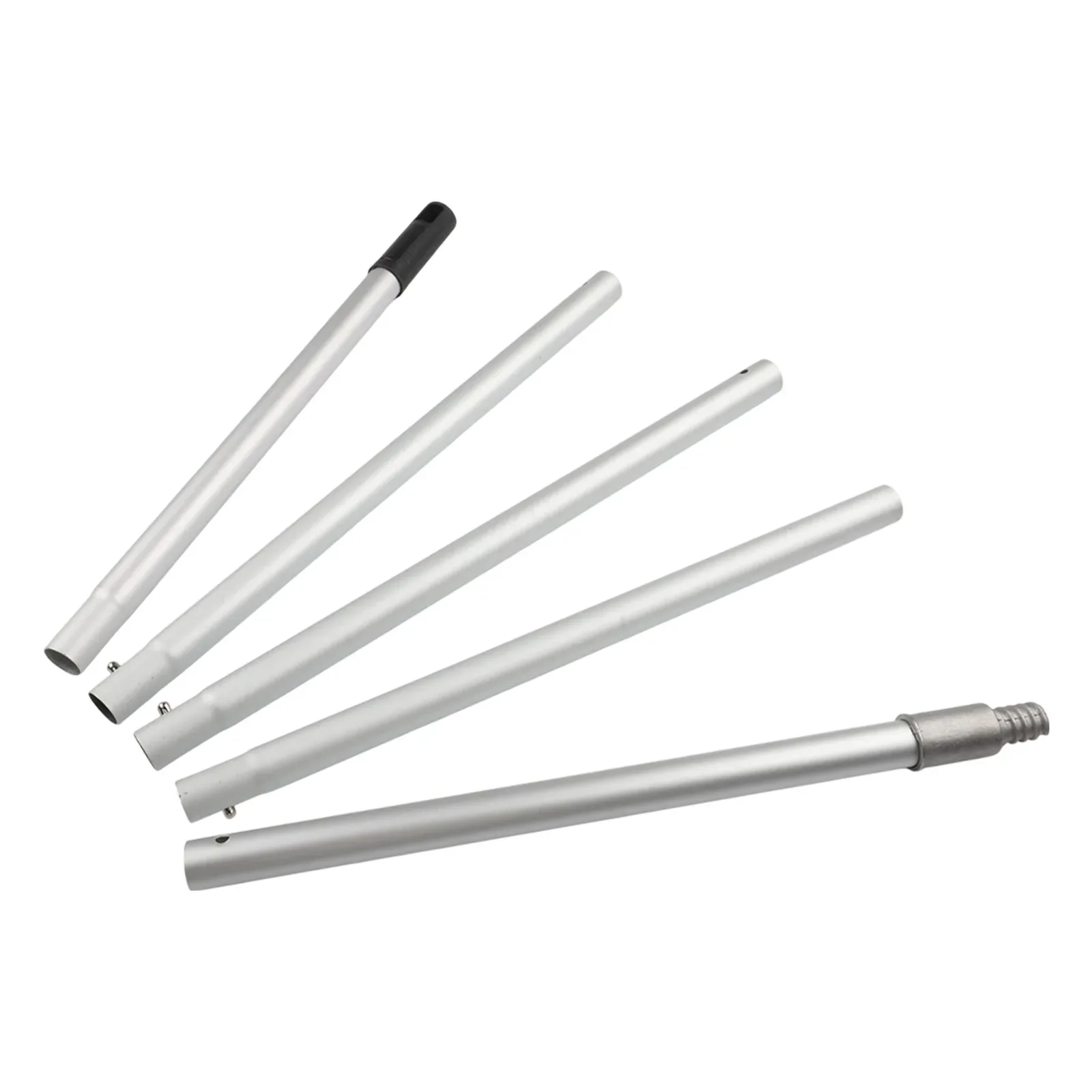 Adjustable Telescopic Rod For Cleaning Multi Purpose Tool 0.42m 1.3ft To 3.6m 12ft Aluminum Pole Non-Slip Grip Rust-Resistant