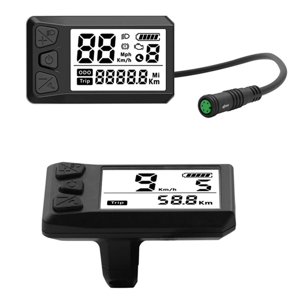 530S Display Ebike Intelligent LCD Screen Waterproof Electric Bike Display for BAFANG BBS02 BBS01 BBSHD