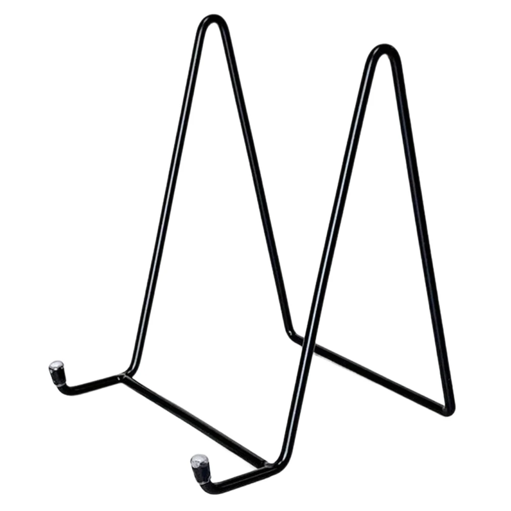 Metal Easel Stand for Pictures Artwork Signs Postcards Display 13x9x15cm Thick Iron Frame Desktop Display Stand