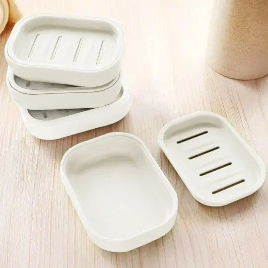 T Soap Box C1P49-Household Bathroom Drain Soap Box Countertop Storage Box Dormitory Laundry Soap Box