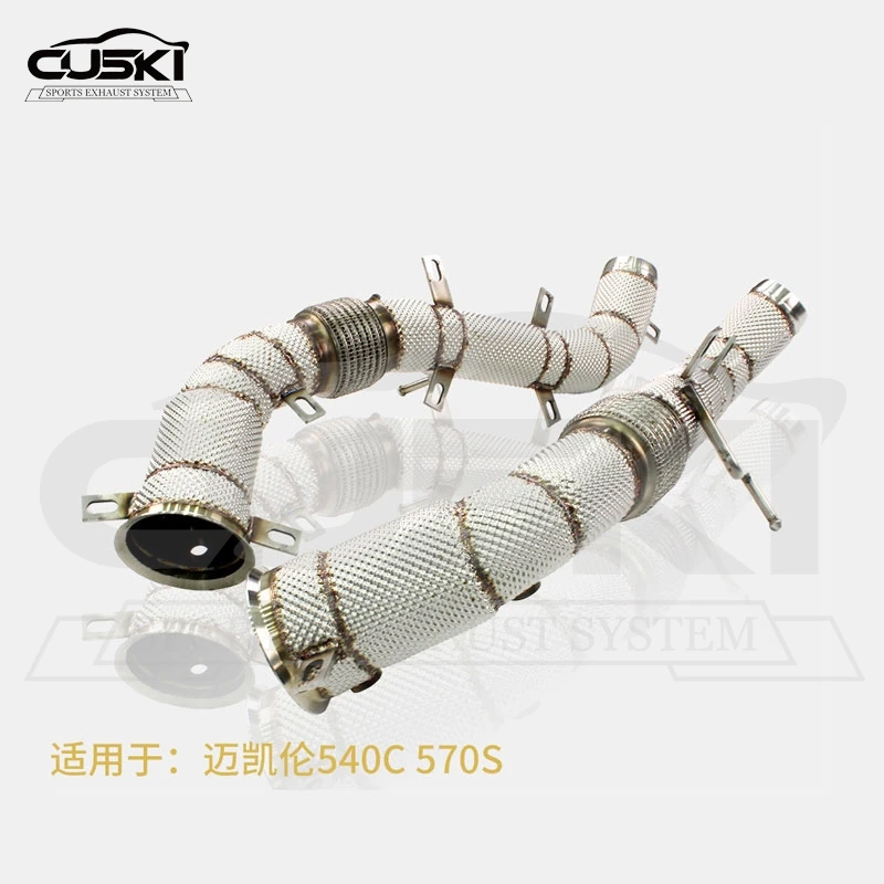 CUSKI Downpipe For MAKENA 540C 570S High Flow Through/With ternary Exhaust System