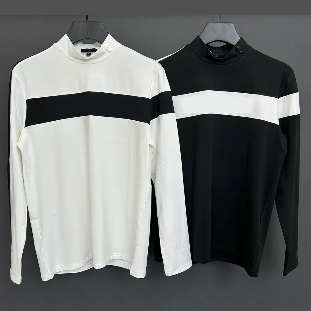 

2025 New Golf Men's Autumn/Winter Velvet Long Sleeve Base Shirt, Comfortable, Skin friendly, Warm, Free Shipping