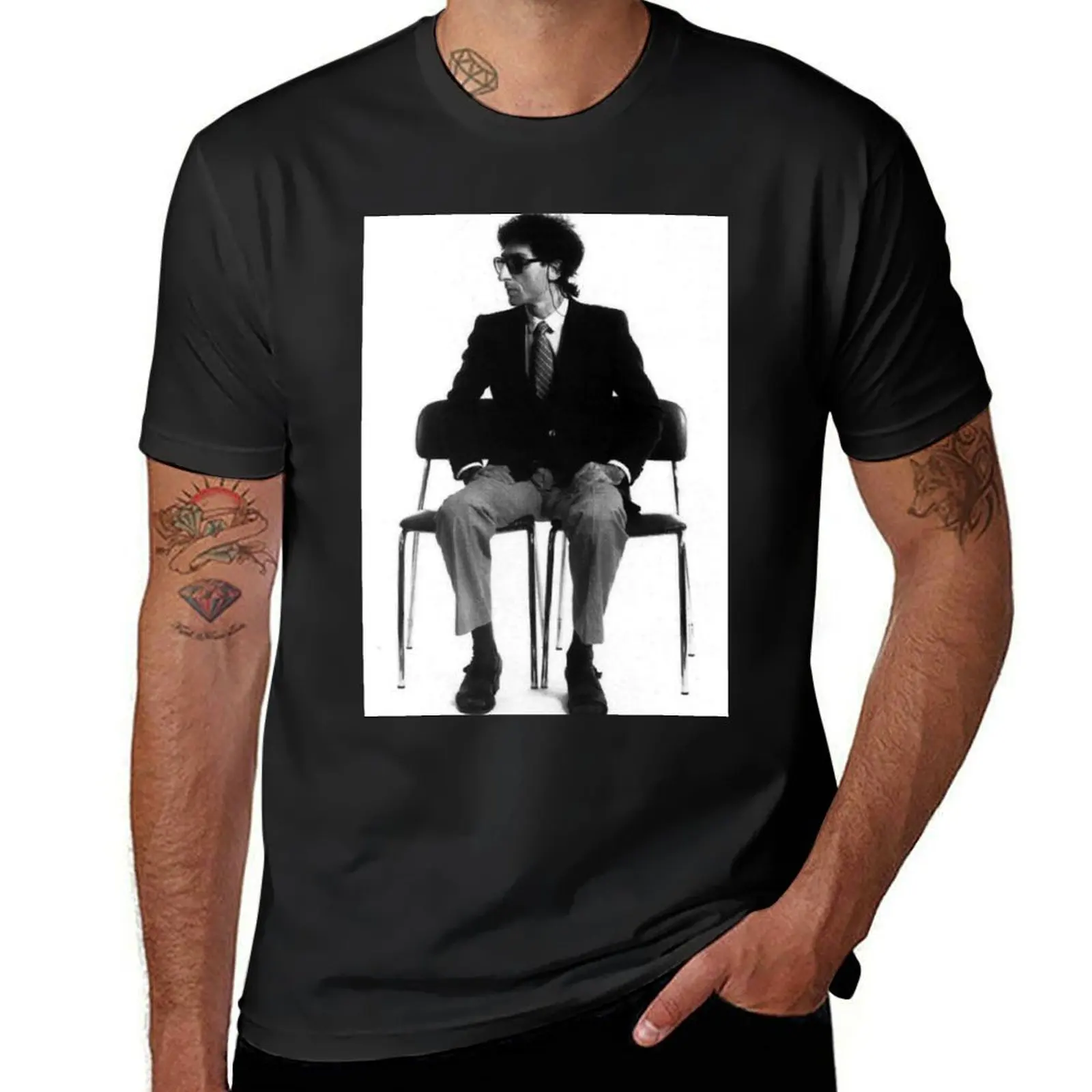 

Battiato T-Shirt vintage clothes blacks fruit of the loom mens t shirts