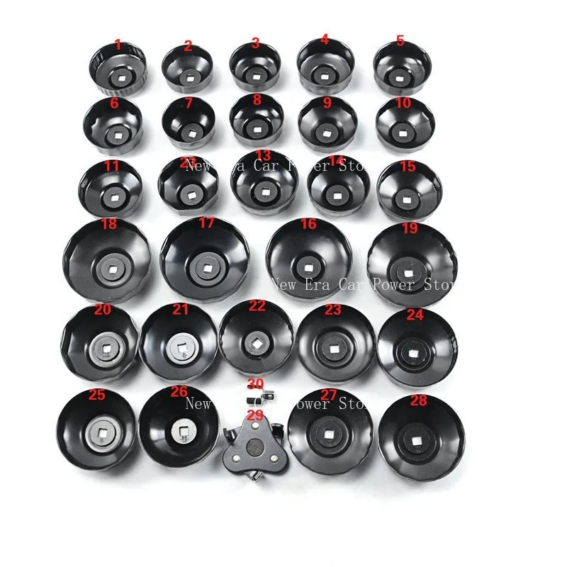 

Набор из 30 предметов, торцевой ключ для фильтра, машина для авторемонта, инструмент для разборки фильтра, крышка, ключ для разборки