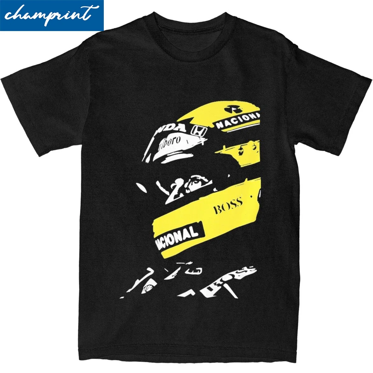 Men Women Ayrton Senna Racing T Shirts Pure Cotton Clothes Fun Short Sleeve O Neck Tees Adult T-Shirts