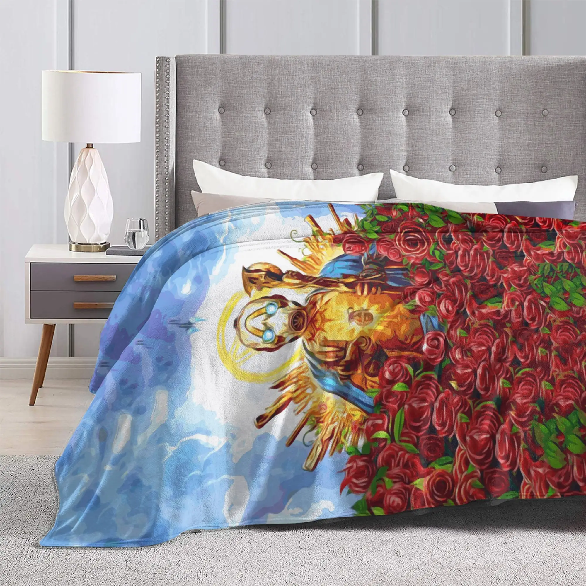 بطانية لعبة Borderlands 4 من الفلانيل للاسترخاء بطانية رمي ناعمة لحاف الأريكة