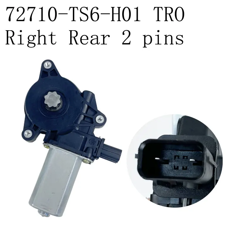 742-854 Fensterhebermotor mit 6/2-Pins für Honda CR-V CRV RDV 2007 2008 2009 2010 2011 72250-SWA-A01 72710-SWA-A01 Brandneu – Detail 9