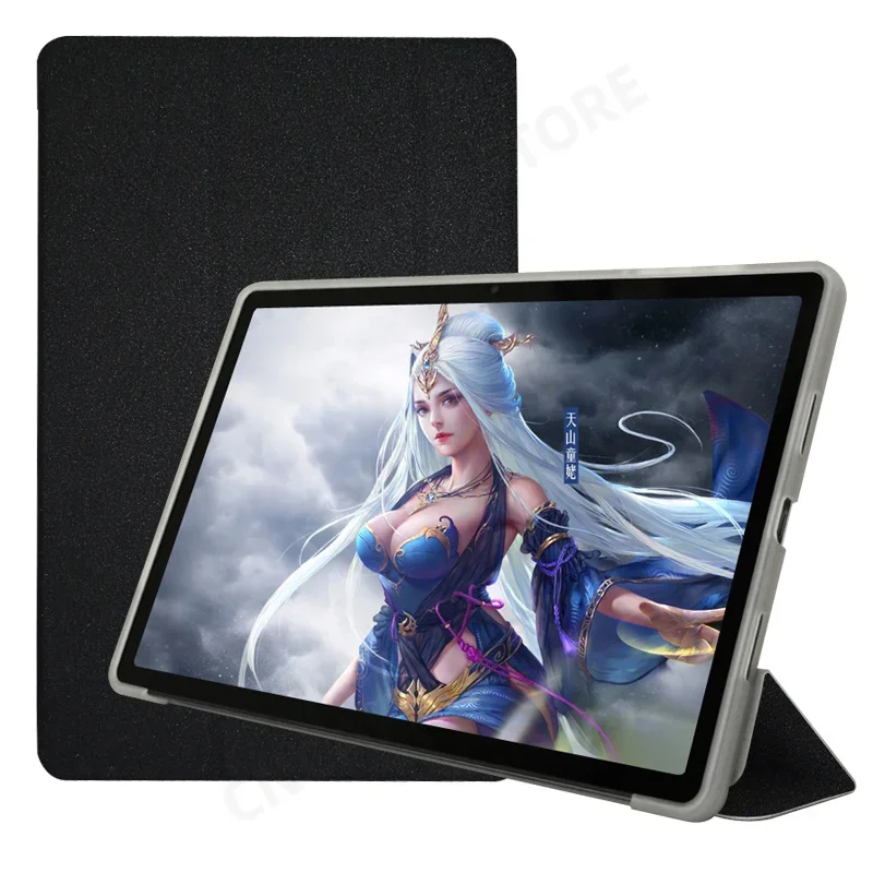 

Slim PU Cover For Teclast T50 Pro (2023) 11" Smart Tablet Case Tri-folding Stand Funda Soft TPU Back Shell