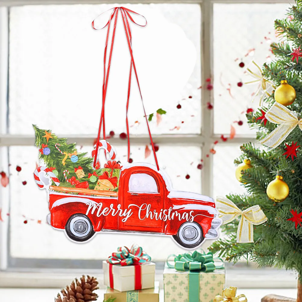 

Christmas Santa Claus Snowman Door Frame Hanging Decoration New Year'S Party Decoration Christmas Tree Door Drop Ornaments