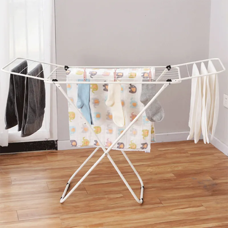 Shelves Hooks Clothes Hanger Rack Stand Nordic Foldable Baby Organizer Hanger Rack Storage Kids Colgadores De Ropa Furniture