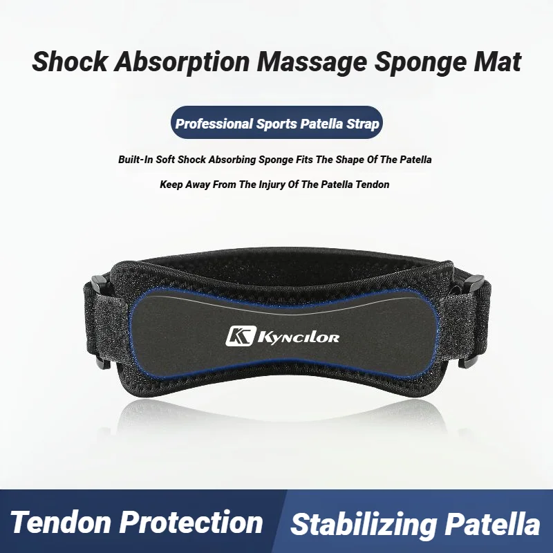 الرضفة الفرقة حماية الرضفة الركبة وتر دعم حزام هدفين قابل للتعديل امتصاص ضغط وسادة كرة السلة