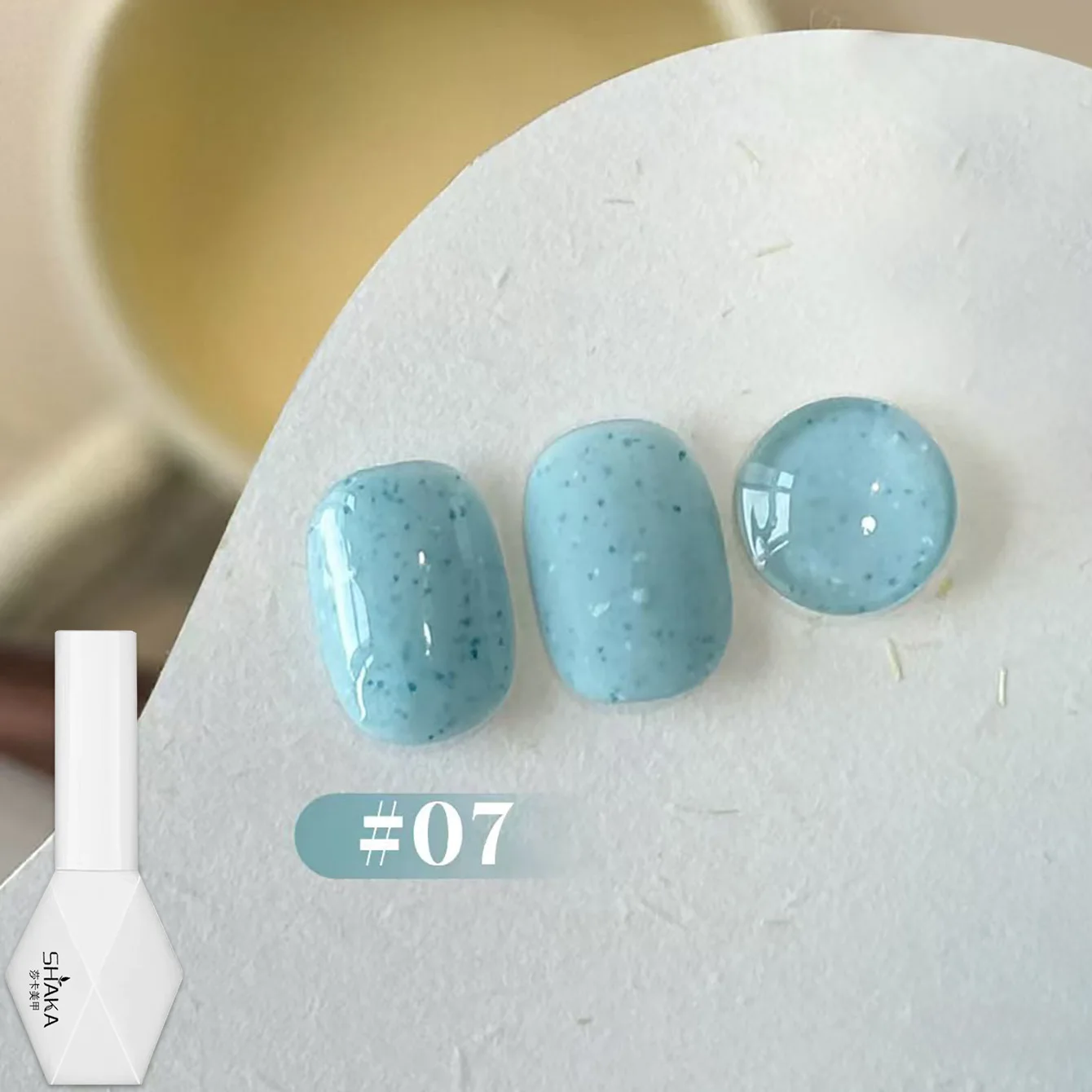 ยาทาเล็บเจล SHAKA 1-16 ชิ้น สีครีมหมี โทนสีเขียว น้ำเงิน เหลือง ชมพู สำหรับต้นฤดูใบไม้ร่วง 2025 ใหม่ น่ารัก สไตล์ฮาโลวีน ใช้ได้หลากหลาย