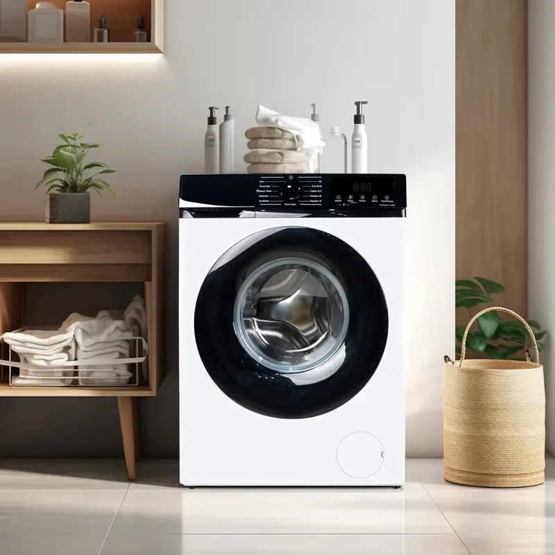 12KG Automatic Washer Dryer Combo Inverter BLDC Motor Turbo Wash Quick Dry Stackable Laundry Machine for Hotel Commercial Use