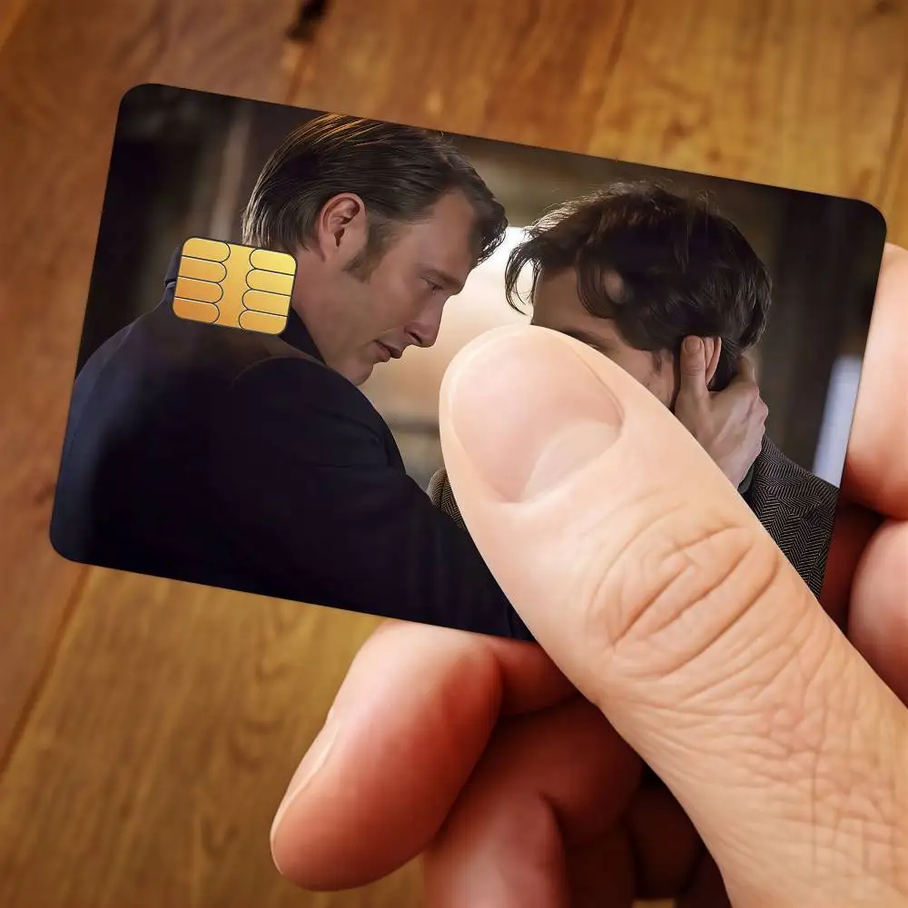 TV show Hannibal Credit Card Stickers For Bank Card Bus Metro Cards Waterproof Anti-Scratch Gift 4PCS