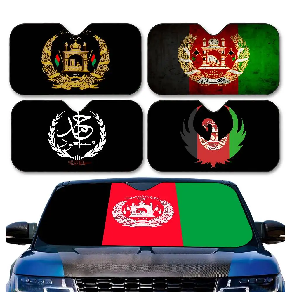 

Солнцезащитный козырек для автомобиля с флагом Афганистана, с подогревом, для лобового стекла, защита от солнца, накидка на окно автомобиля, солнцезащитный экран для авто