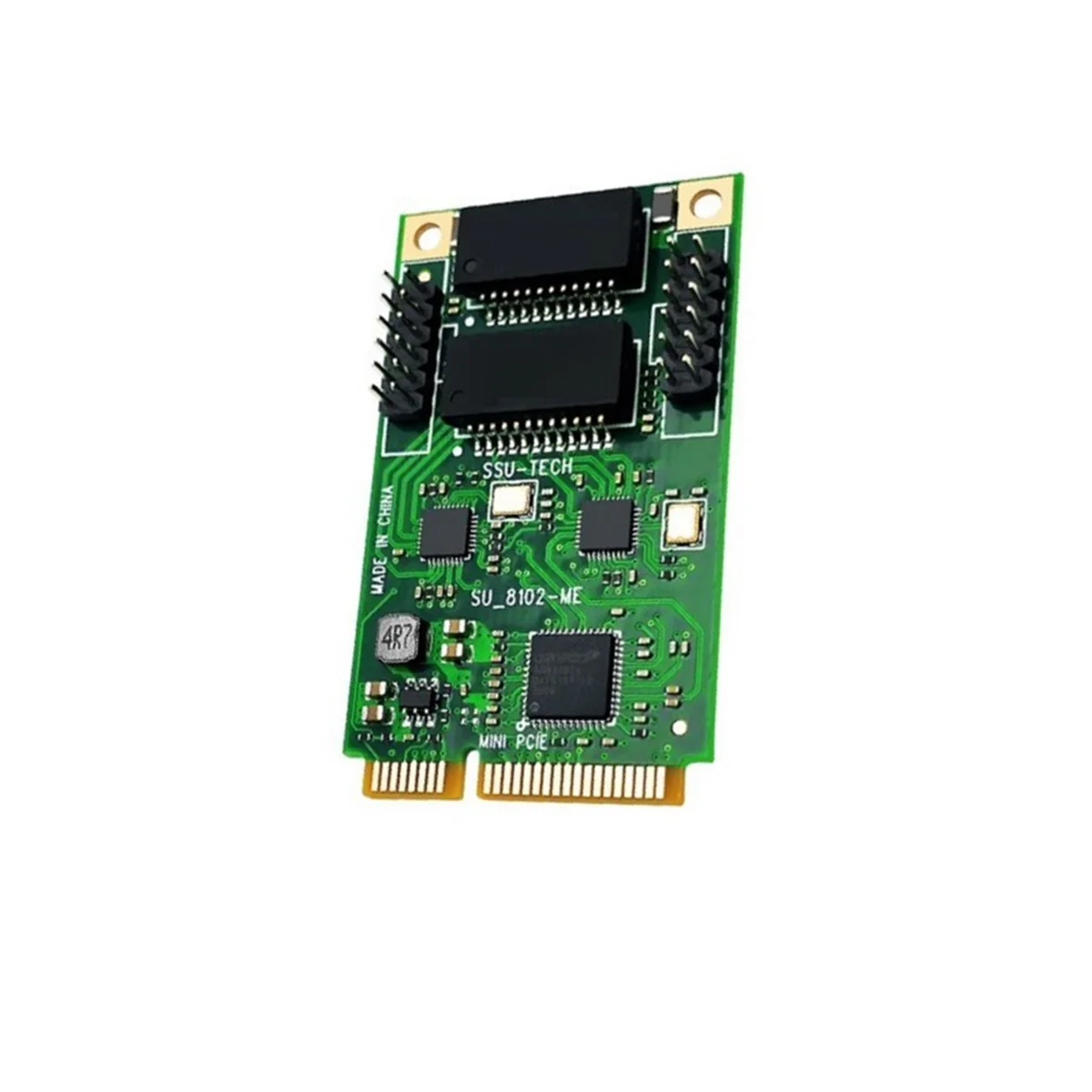 BNGF-Mini PCI-E to 2port Network Card 1000Mbps Gigabit Ethernet 10/100/1000M RJ45 LAN Network Adapter for Computer PC