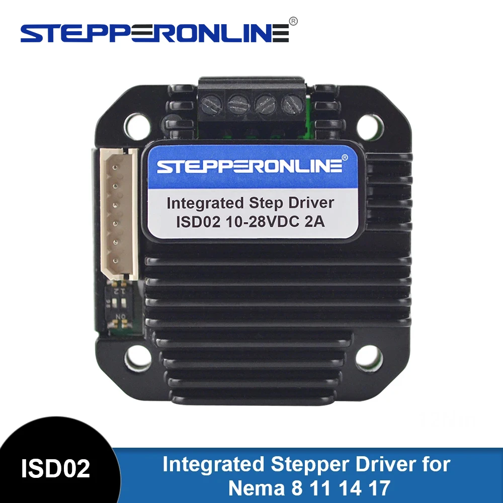 Integrated Stepper Motor Driver 0-2A 10-28VDC Step Motor Drive for Nema 8,11,14,17 Stepper Motor