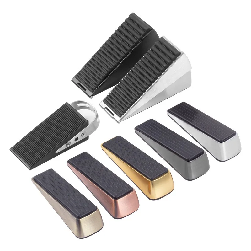 1PC,High-strength door top non-perforated anti-collision door bracket,windproof safety anti-slip base support hardware furniture