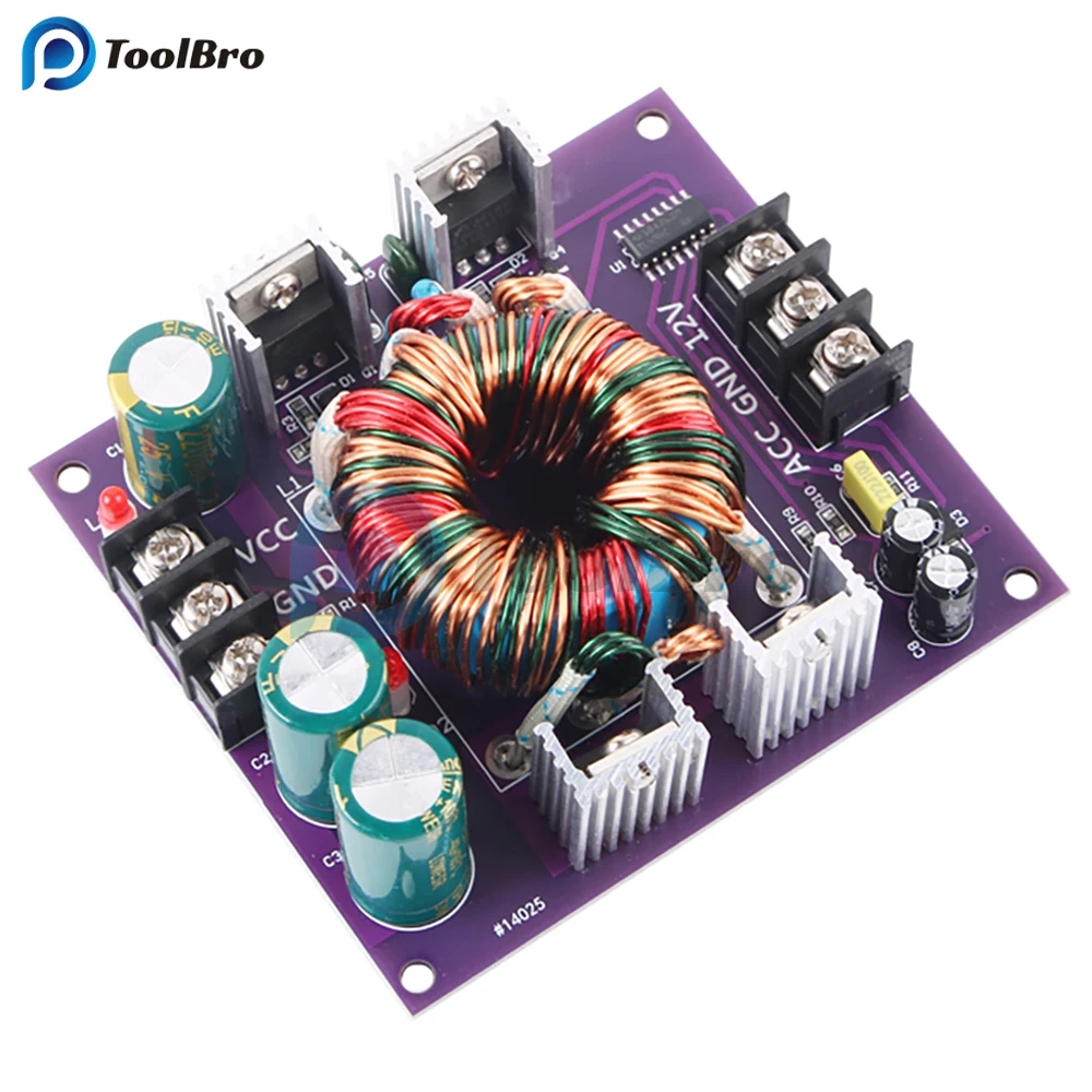 Car Speaker Amplificador de Alimentação 12v a 24v 3a Dc-dc Step up Boost Converter Regulador de Tensão Transformador Board