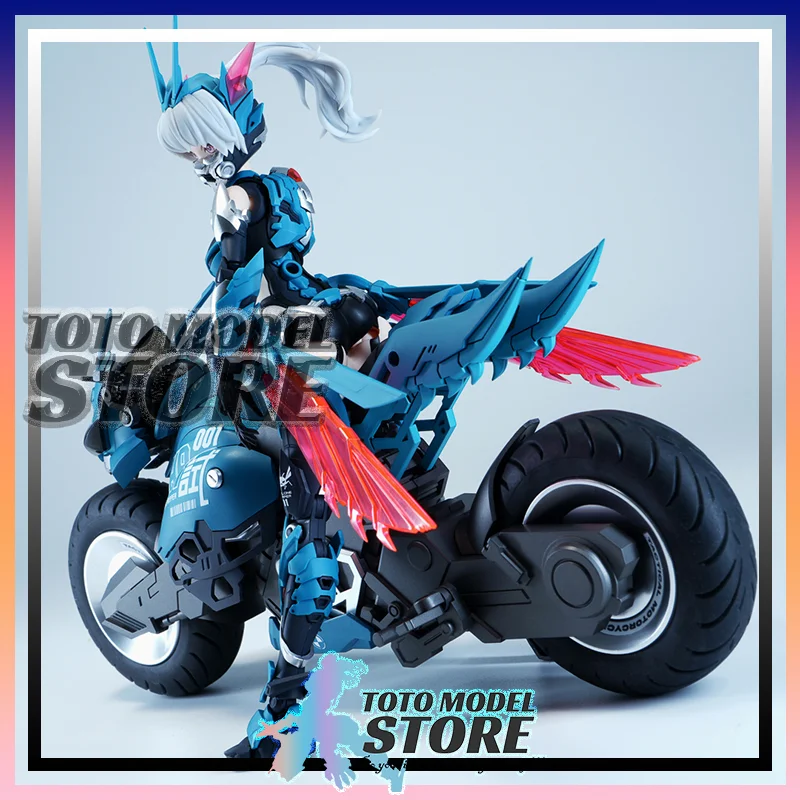 

[В НАЛИЧИИ] Фигурка Nuke Matrix Fantasy Girls CF08 Cyclone Hopper Yip Fung Sim Mecha Girl с кибер-мотоциклом, сборная модель