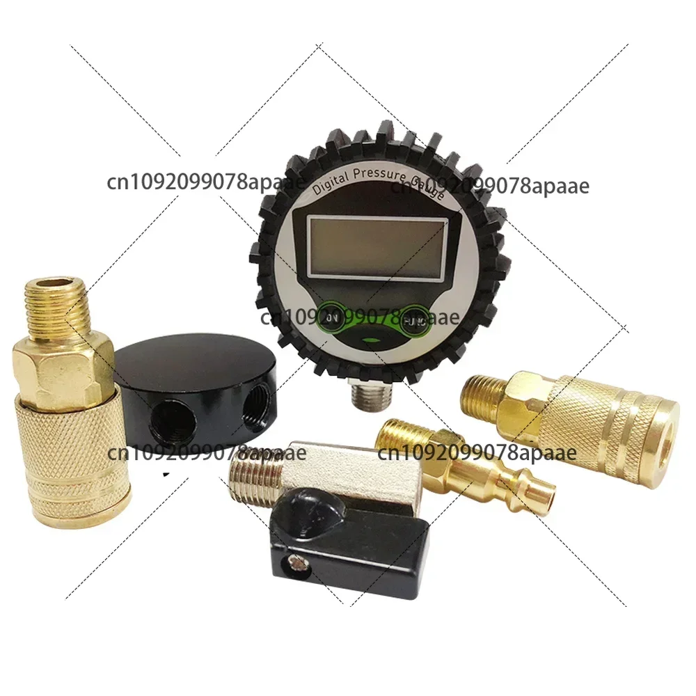 4 Way Tire Inflation Deflation System Off-Road Digital Pressure Gauge Customize Hose and Air Chuck