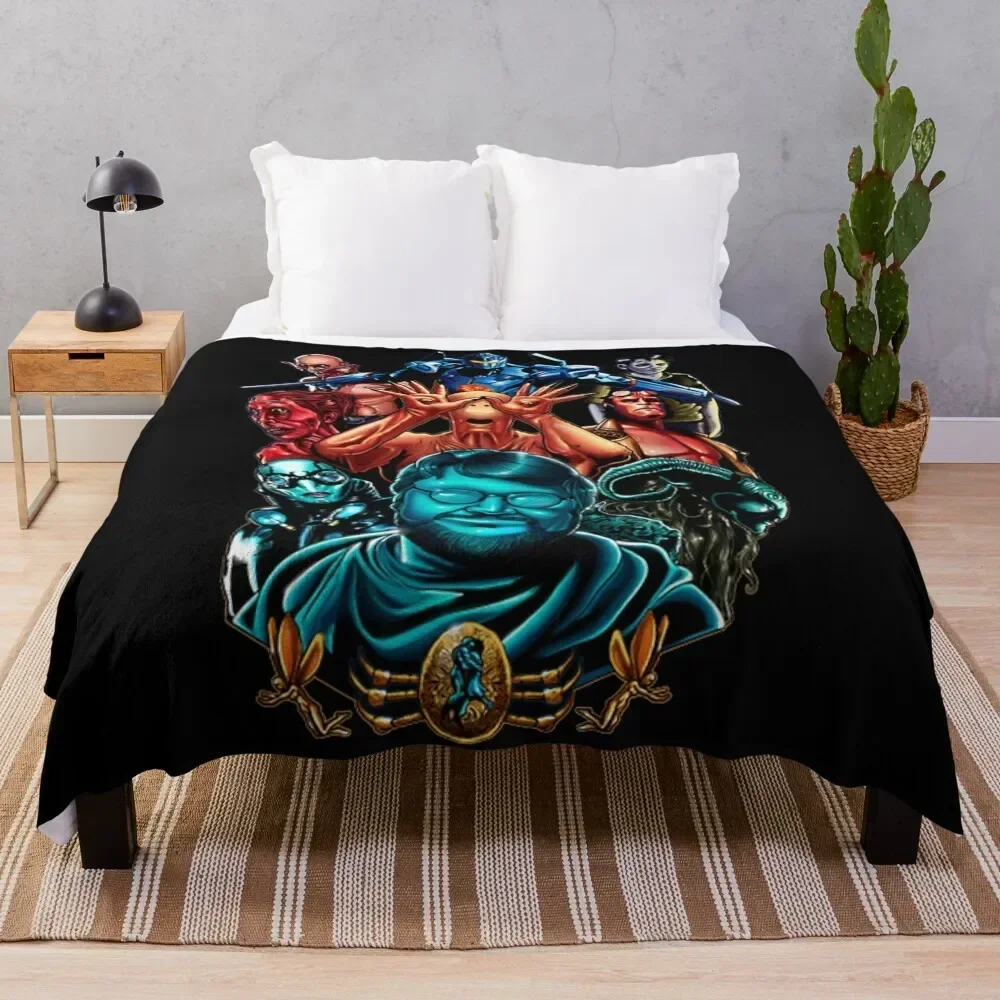 Del Toro Tribute Throw Blanket Retros Weighted Blankets