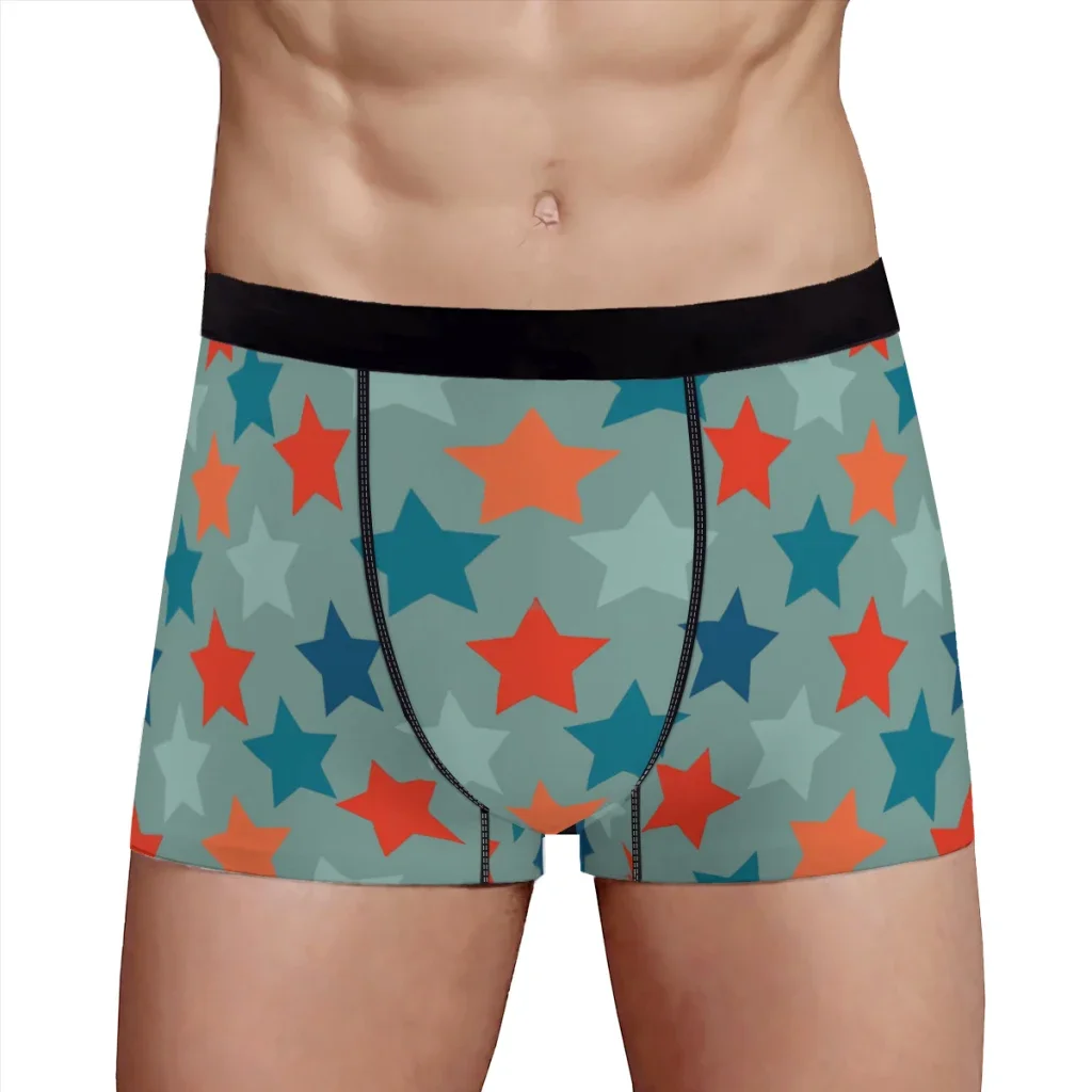 Grandparents Christmas Vintage Pattern  Underpants Breathbale Panties Male Underwear Sexy Shorts Boxer Briefs