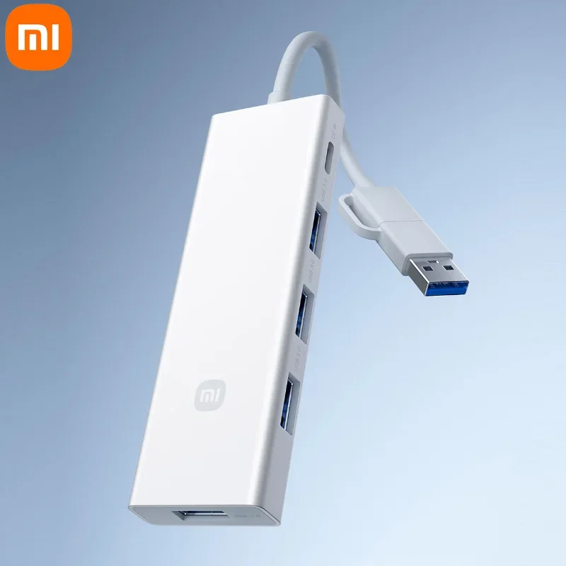 

Xiaomi 4 in 1 Dual Head Splitter Type-C USB-A Extender Hub Docking Station USB 3.0 Adapter OTG For Macbook Computer Notebook