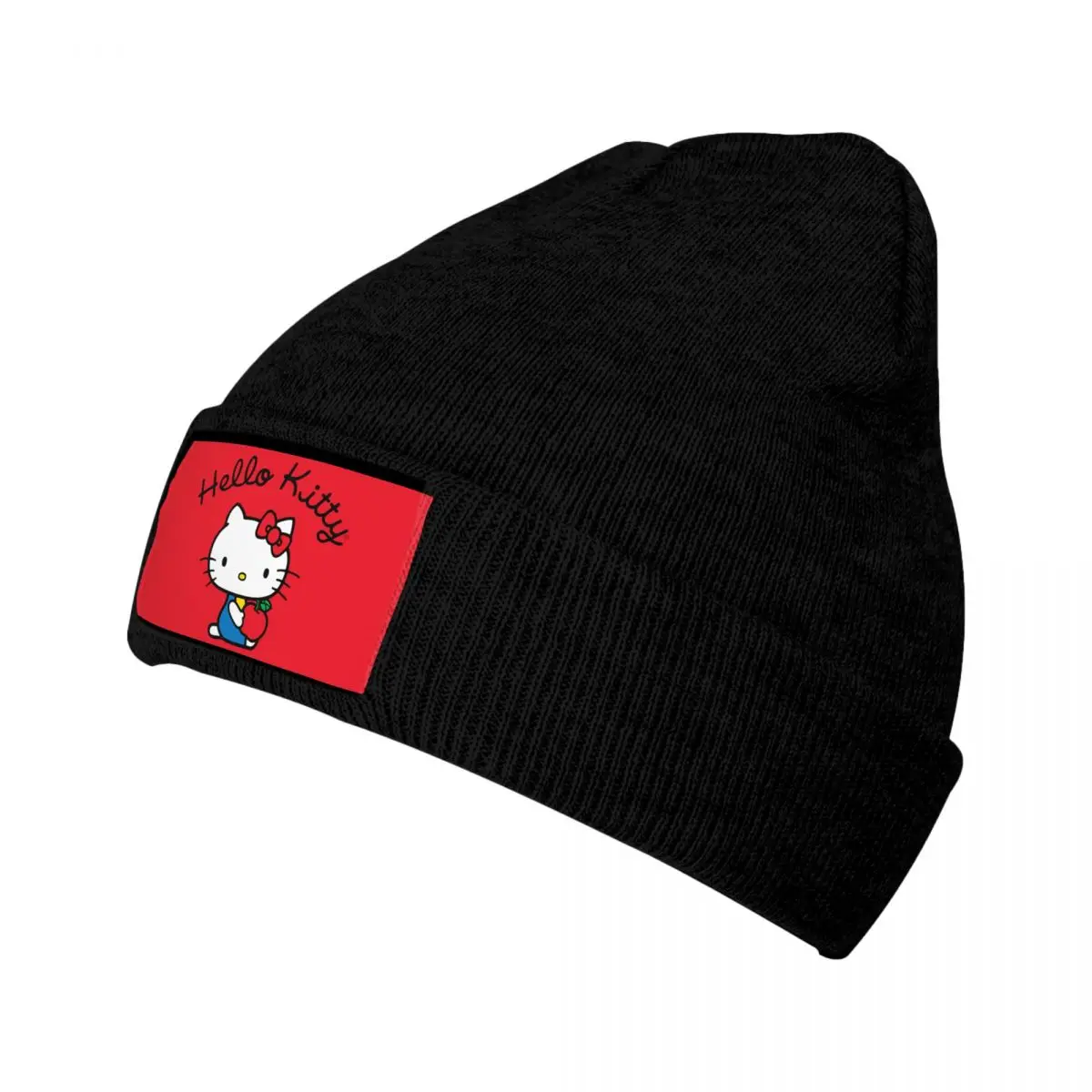 Custom Hello Kitty Anime Manga Bonnet Hats Fashion Knit Hat For Women Men Warm Winter Skullies Beanies Caps