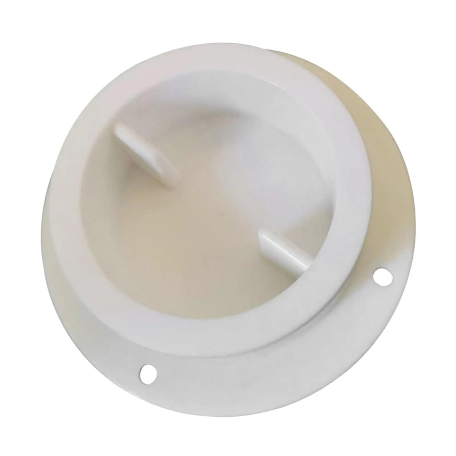 Nylon Marine Scupper Valve White Boat Drain Outlet Deck Fitting for Efficient Yacht Hull Bilge Water Removal