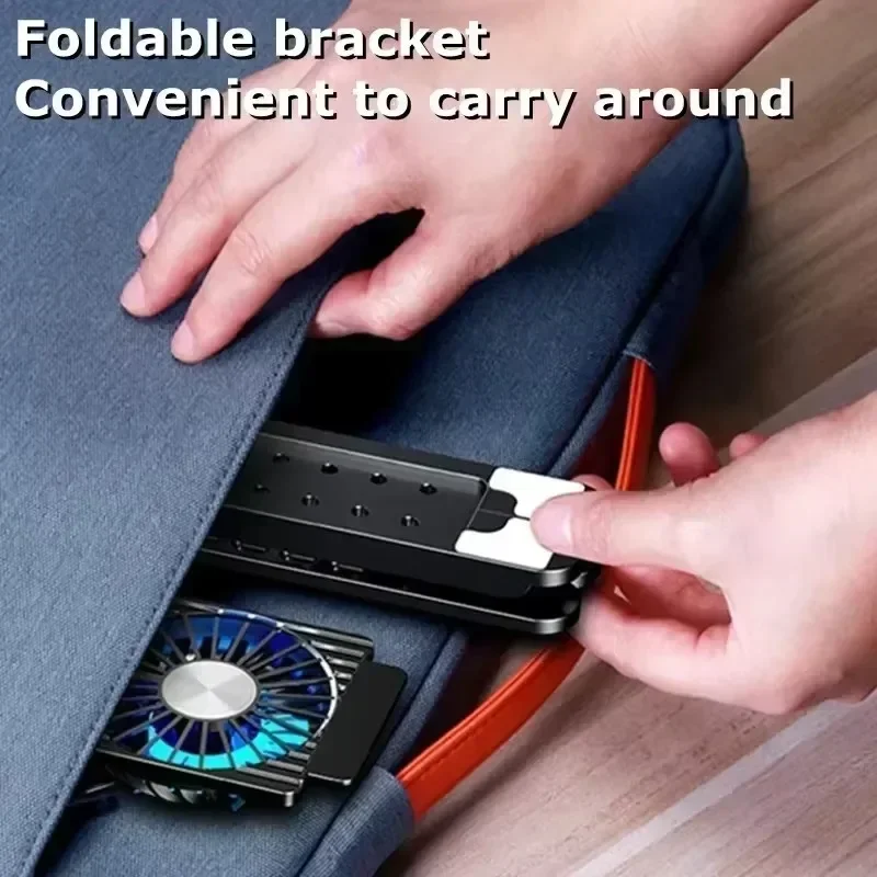 Portátil de plástico/liga portátil dobrável ajustável refrigerado a ar 4 ventiladores de refrigeração suporte para 11-17.3 Polegada notebook/tablet universal