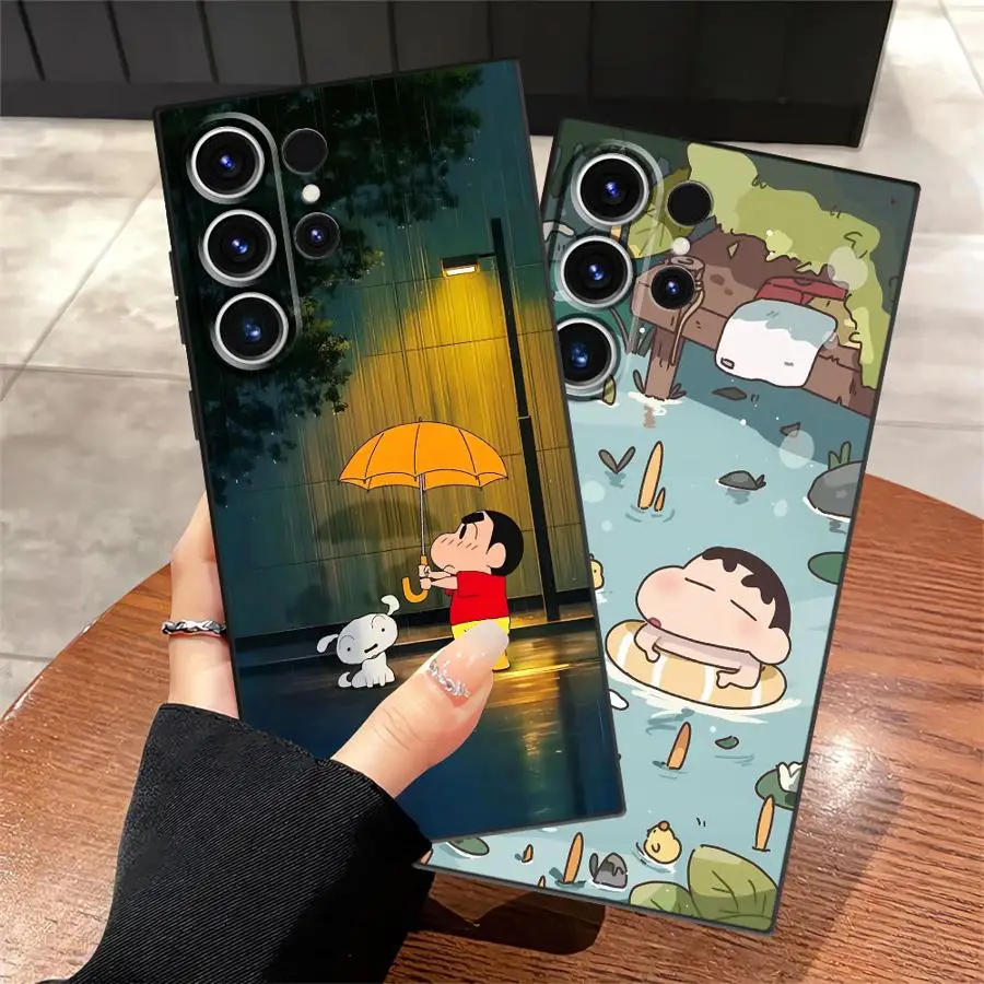 Phone Cover Case for Samsung Galaxy S26 Ultra S25 Plus S21 FE S23 S20 S25+ Note 20 8 9 10 S26+ S24 S10 S9 S24+ S-Shin C-Chans