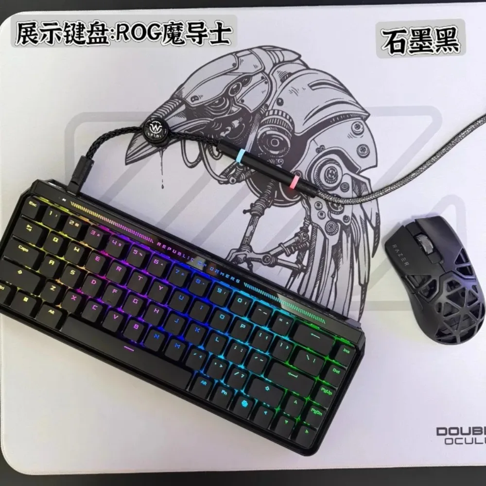 

Winshop Магнитный кабель для передачи данных клавиатуры 8K Скорость возврата RGB Авиационный кабель Type-C USB Профессиональные игровые аксессуары ручной работы
