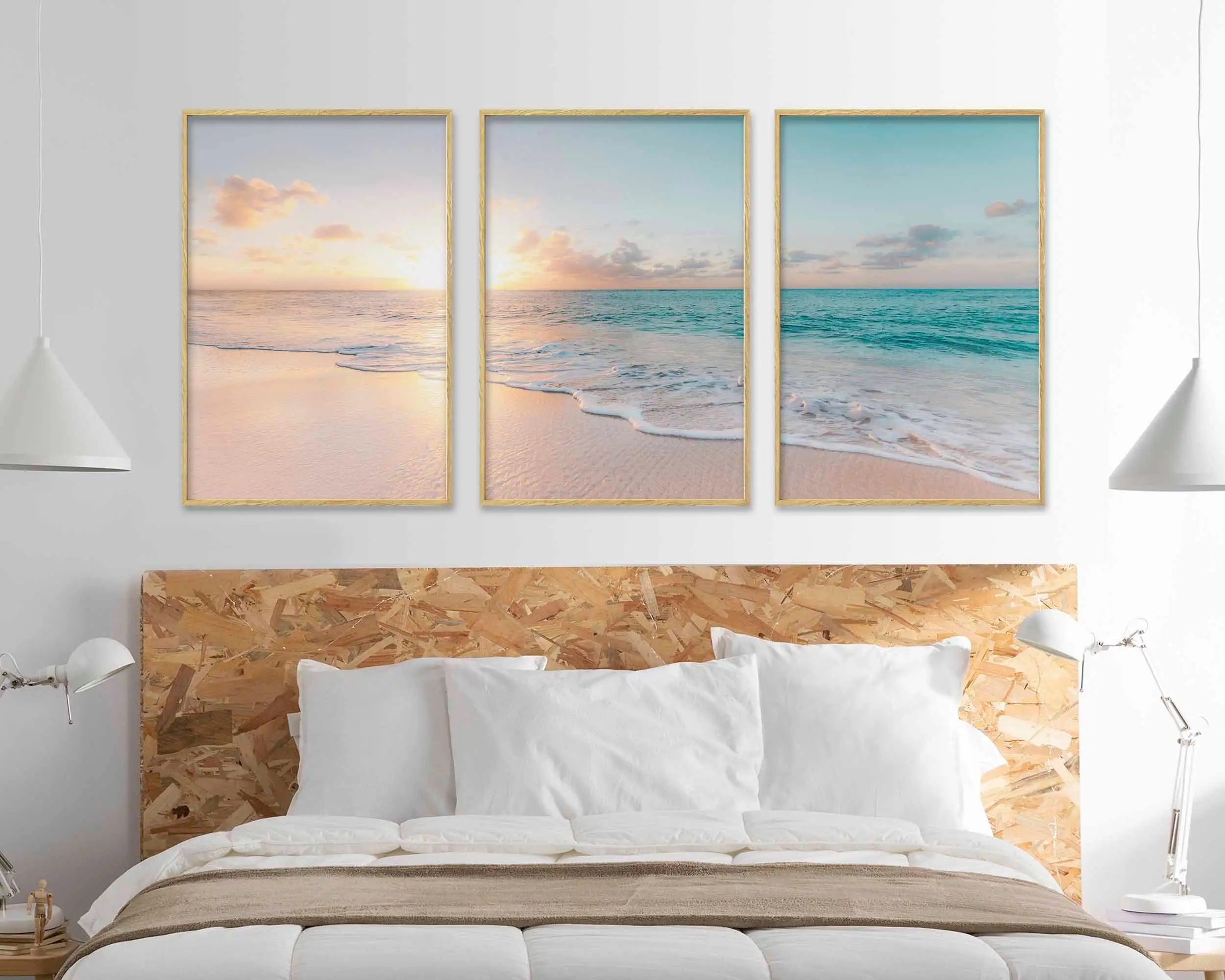3er-Set, Wellen-Druck, Strand-Wandkunst, Ozean-Druck, Küsten-Druck, Ozean-Kunst, Meeres-Wandkunst, Raumdekoration, Küsten-Poster