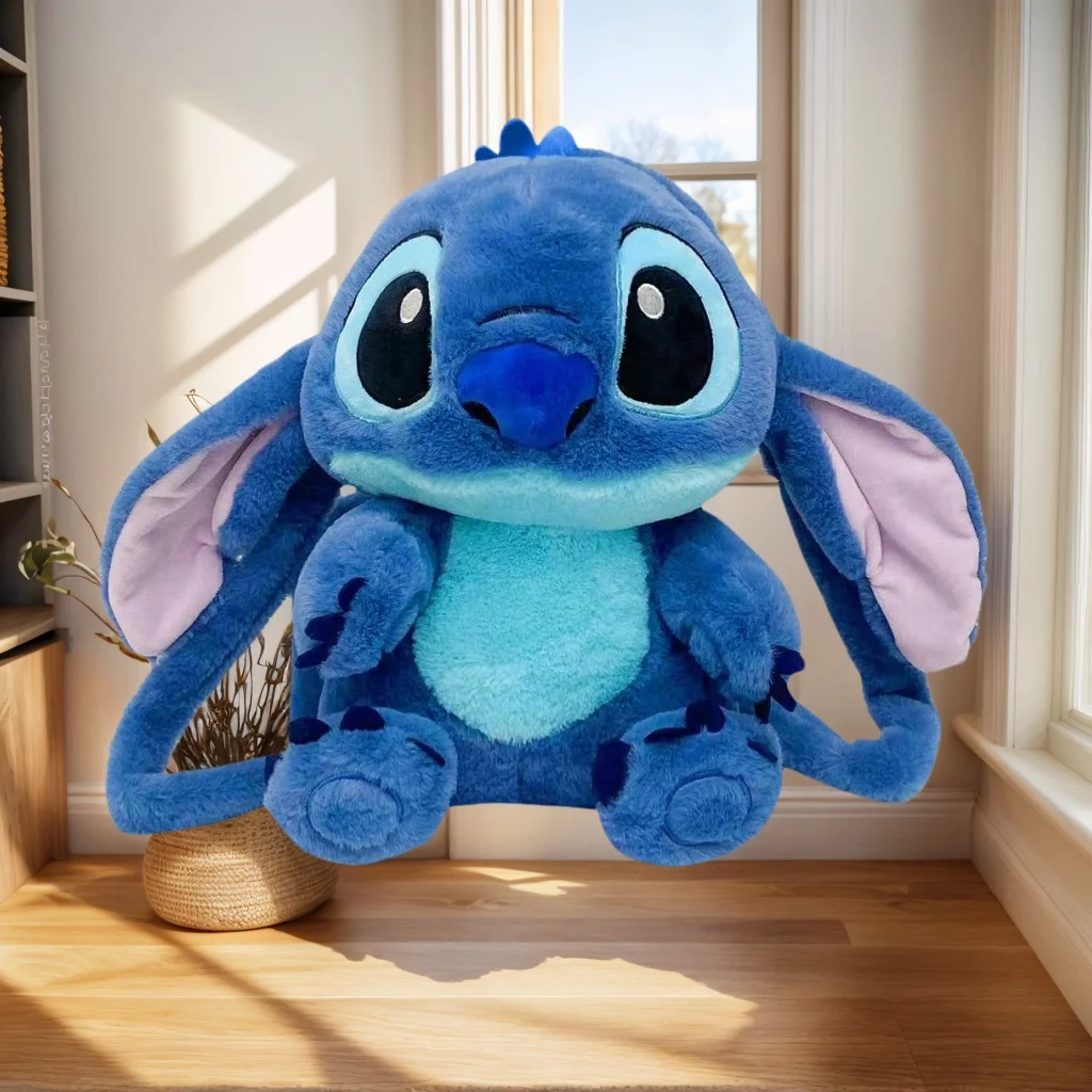 Oryginalna pluszowa zabawka Disney Stitch, anime Lilo i Stitch, wypchane zabawki, kawaii, kreskówkowa, urocza pluszowa lalka, zabawki anime, prezent urodzinowy dla dzieci