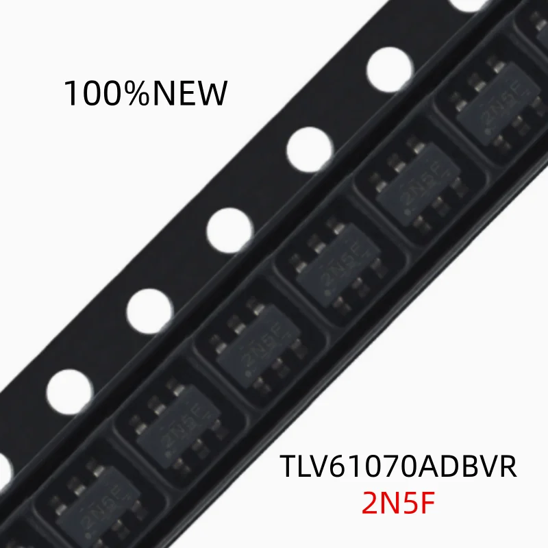 (20 Pieces) 100% New Tlv61070Adbvr with Silk Screen 2N5F, Packaged in Sot23-6, Featuring 0.5V Low Input Voltage 5V Boost Converter Chip