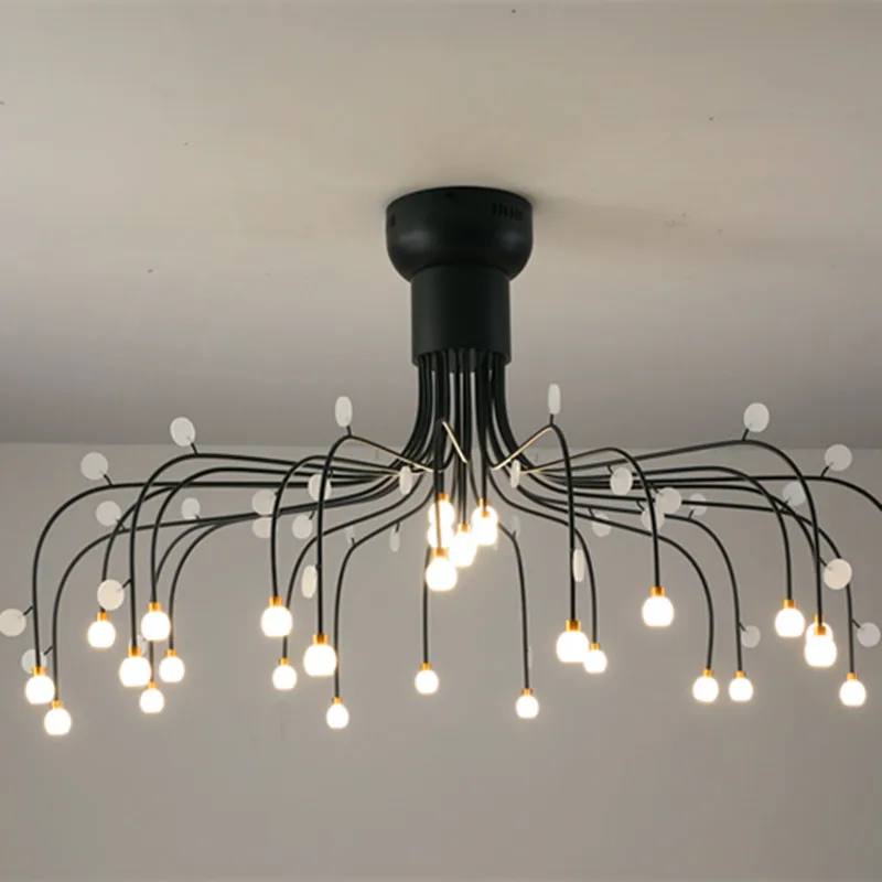 

New living room light minimalist Nordic style creative adjustable chandelier dining room bedroom chandelier