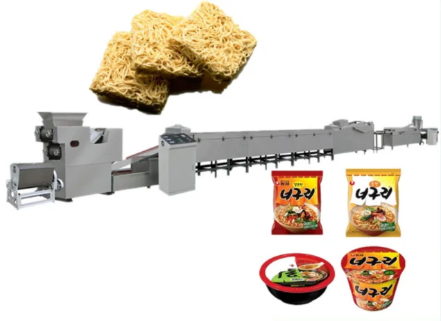 FOODLINE Compact Instant Noodle Production Line Space-saving Noodle Processing Unit For Limited Factory Workshop