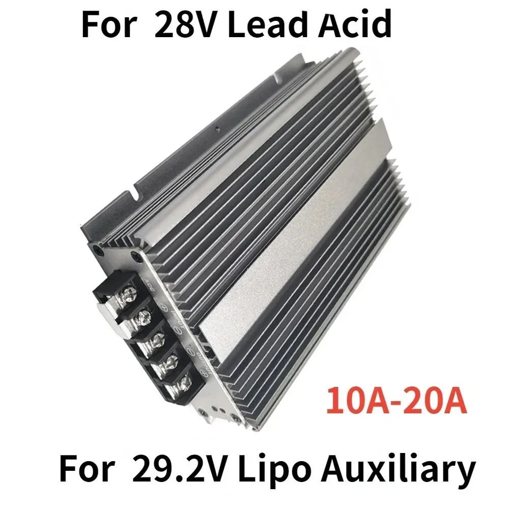 충전기 스텝 업 컨버터, 12V ~ 24V DC, 28V 납산 배터리 및 29.2V Lipo 보조 배터리용, 10A-20A 