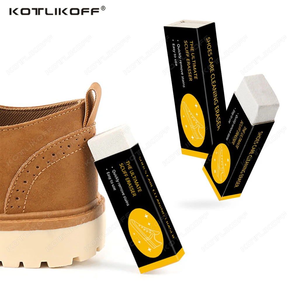 KOTLIKOFF Suede Leather Cleaning Eraser Suitable for Sheepskin Matte Fabric Shoes Sneakers Care Cleaner Shoe Brush