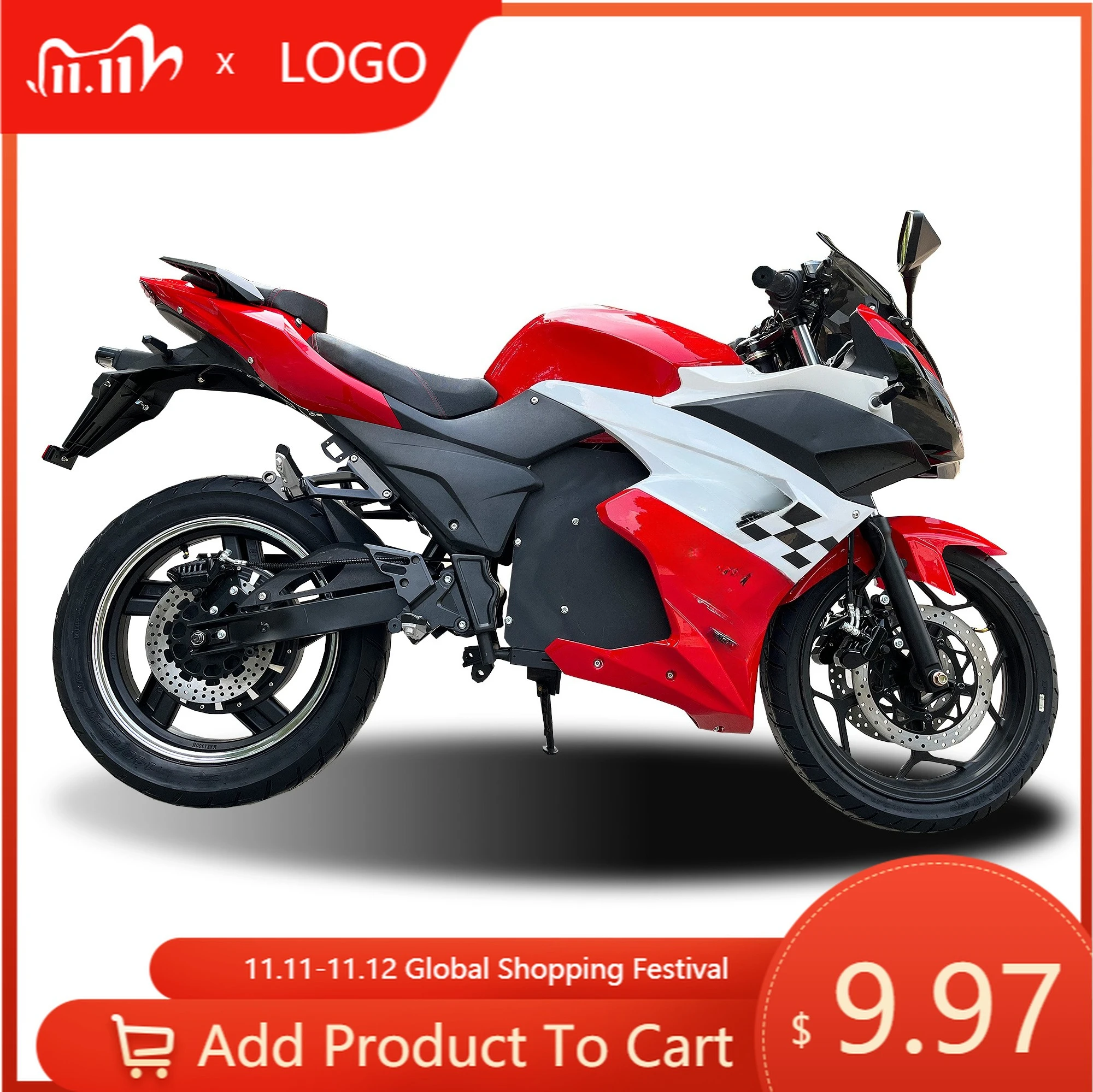 DXY factory direct sales motorcycle electric 72V 5000w sports racing electric motorcycle