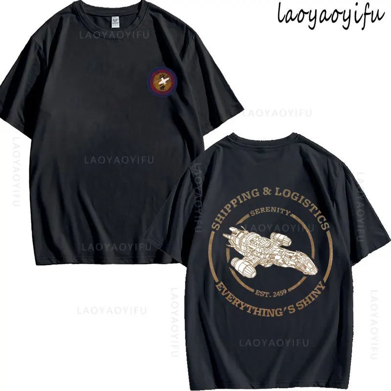 

Crew of Serenity Firefly Theme 100%Cotton Printed Fashion Men's Women's High Quality Summer T-Shirt Short-sleev O-neck Tee Tops